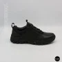 Men's Black Mid-Season Leather Sneakers Alex Bens 03-vm-340-1-03-6180