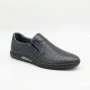 Мужские летние туфли-мокасины с перфорацией Mens 211850 6182 синие