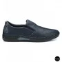 Мужские летние туфли-мокасины с перфорацией Mens 211850 6182 синие