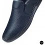 Мужские летние туфли-мокасины с перфорацией Mens 211850 6182 синие