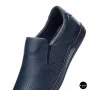 Мужские летние туфли-мокасины с перфорацией Mens 211850 6182 синие