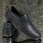 Мужские летние туфли-мокасины с перфорацией Mens 211850 6182 синие