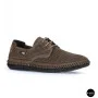 Men's Summer Lace-Up Nubuck Moccasins Mens 211832 177 grey nubuk 6195