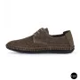 Men's Summer Lace-Up Nubuck Moccasins Mens 211832 177 grey nubuk 6195