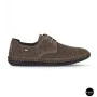 Men's Summer Lace-Up Nubuck Moccasins Mens 211832 177 grey nubuk 6195