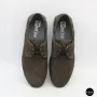 Men's Summer Lace-Up Nubuck Moccasins Mens 211832 177 grey nubuk 6195