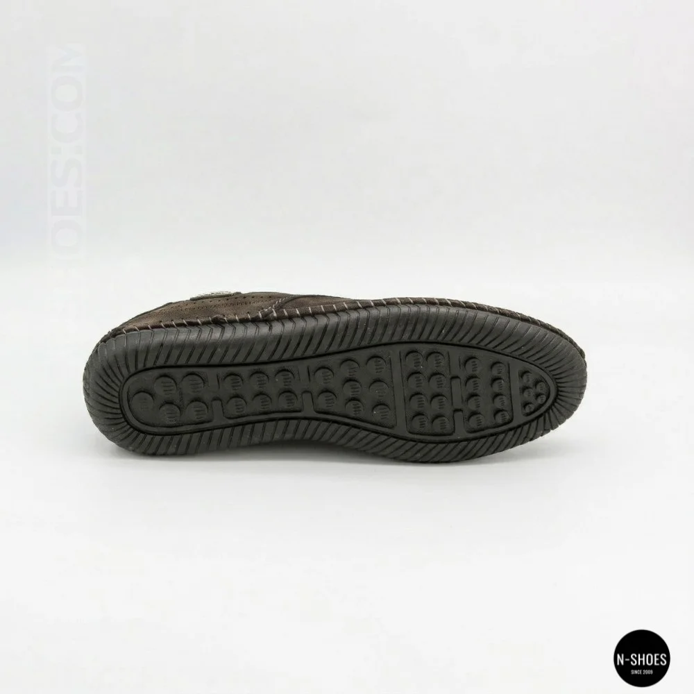 Men's Summer Lace-Up Nubuck Moccasins Mens 211832 177 grey nubuk 6195