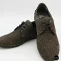Men's Summer Lace-Up Nubuck Moccasins Mens 211832 177 grey nubuk 6195