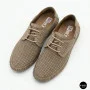Чоловічі літні бежеві шкіряні мокасини N-SHOES Mens 211829 177 beige nubuk 6196