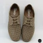 Чоловічі літні бежеві шкіряні мокасини N-SHOES Mens 211829 177 beige nubuk 6196