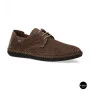 Чоловічі літні бежеві шкіряні мокасини N-SHOES Mens 211829 177 beige nubuk 6196