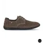 Чоловічі літні бежеві шкіряні мокасини N-SHOES Mens 211829 177 beige nubuk 6196