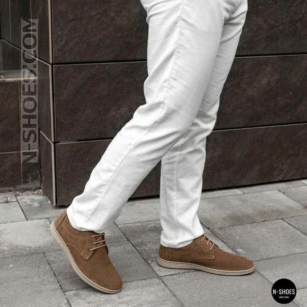 Men's Casual Nubuck Summer Moccasins 211851 417 beige nubuk 6197