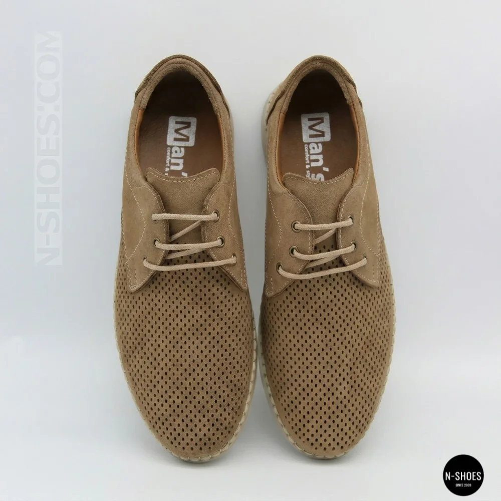 Men's Casual Nubuck Summer Moccasins 211851 417 beige nubuk 6197