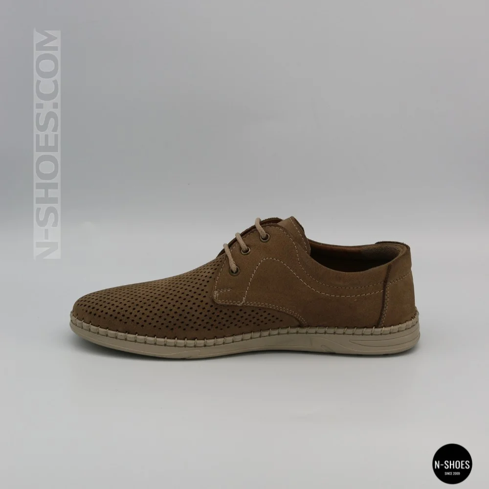Men's Casual Nubuck Summer Moccasins 211851 417 beige nubuk 6197