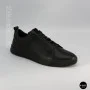 Чоловічі чорні кеди Alex Bens 6199 з натуральної шкіри у стилі ECCO Soft 10