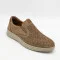Чоловічі шкіряні бежеві туфлі без шнурків N-SHOES Mens 213136 305 beige nubuk 6244 від турецького виробника