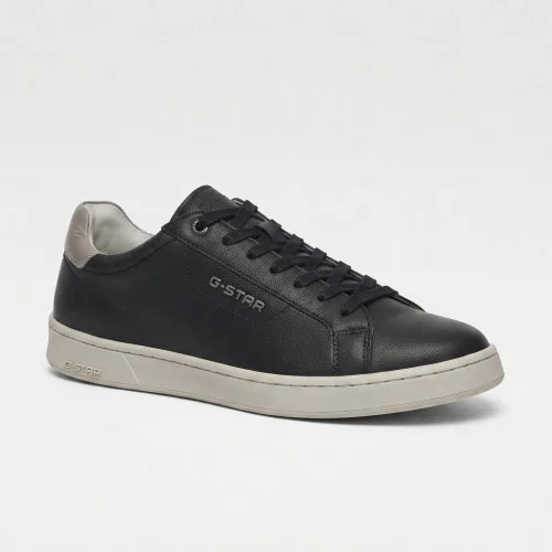 Мужские кожаные кроссовки G-Star Raw CEO-BRADLEY-02 MI08 6278 черного цвета из натуральной кожи