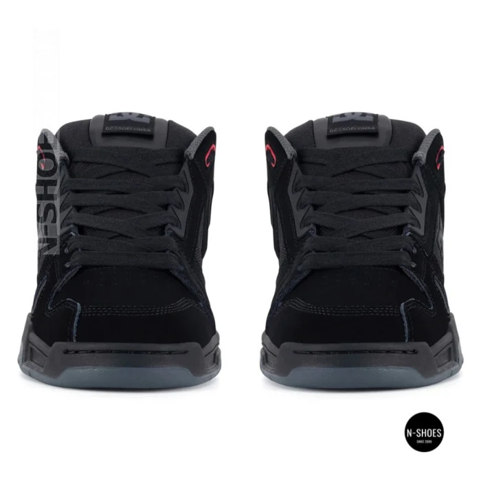 DC Shoes STAG 320188-BYR 6287: стильные серые хайтопы из натуральной кожи