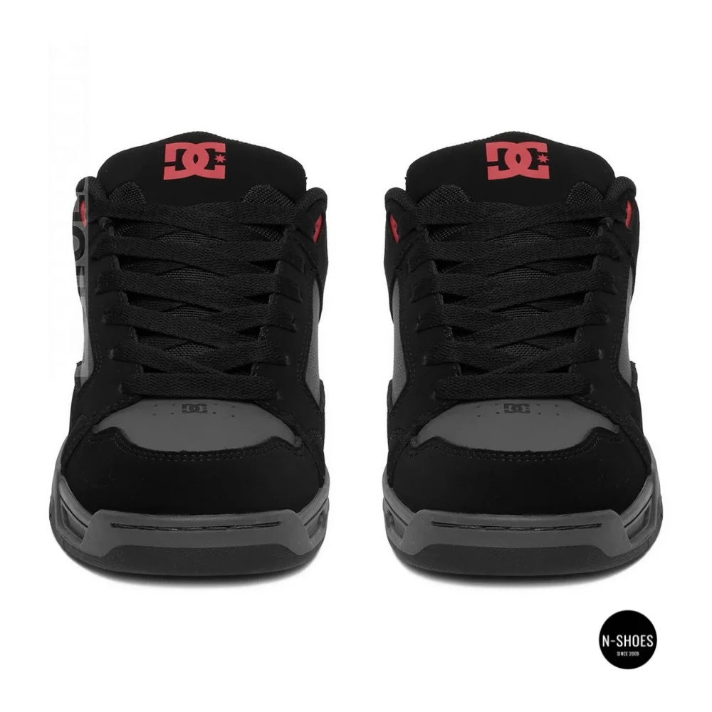 DC Shoes STAG 320188-BYR 6287: Stylish Grey Leather High-Tops