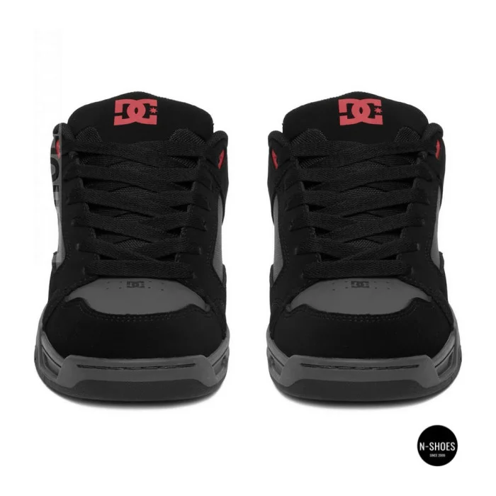 DC Shoes STAG 320188-BYR 6287: стильные серые хайтопы из натуральной кожи