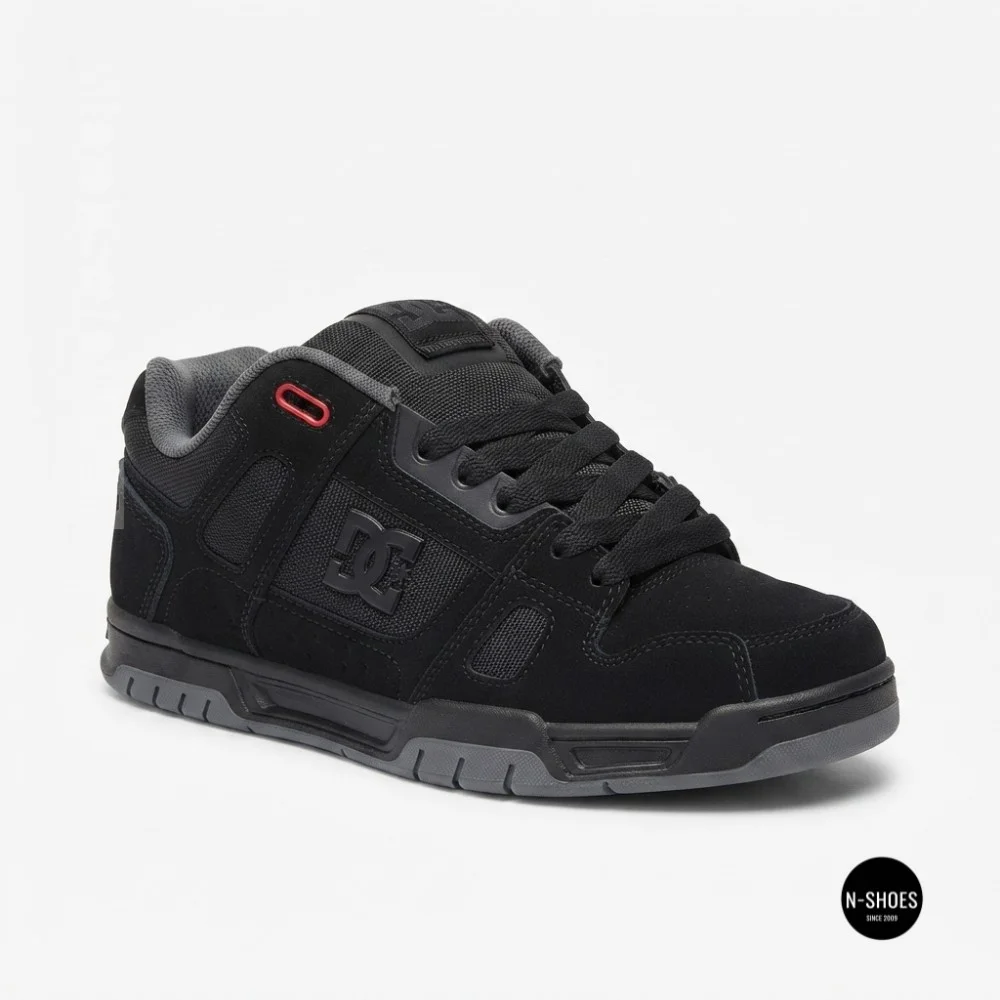 DC Shoes STAG 320188-BYR 6287: Stylish Grey Leather High-Tops