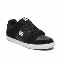 Чоловічі трендові кросівки DC Shoes EO-PURE DC01782006 6288  чорні з натуральної шкіри оригінал
