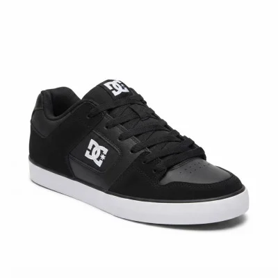 Чоловічі трендові кросівки DC Shoes EO-PURE DC01782006 6288  чорні з натуральної шкіри оригінал