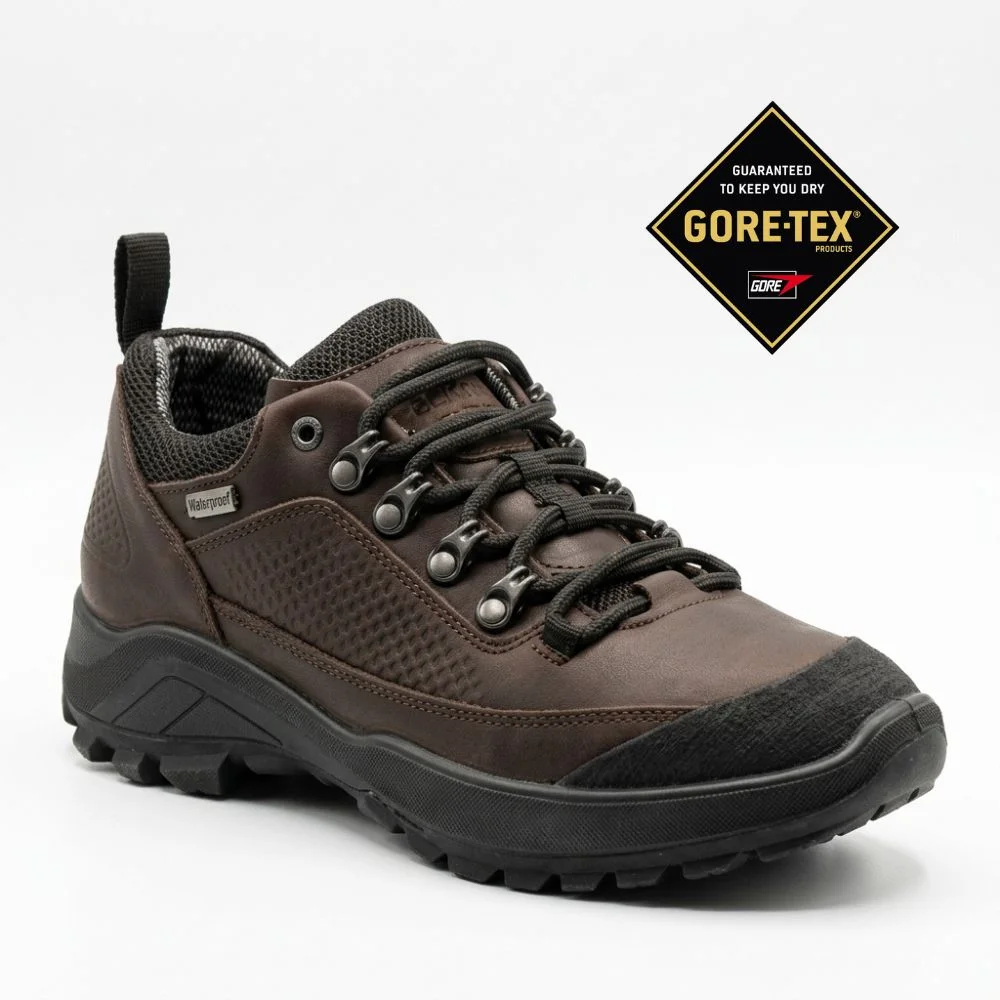 Кожаные мужские кроссовки NS 2314 6336 с мембраной Gore-Tex
