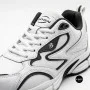 Bona 963a-2 White-Dark Grey 6357: белые кроссовки из кожи