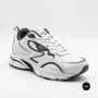 Bona 963a-2 White-Dark Grey 6357: белые кроссовки из кожи