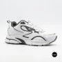 Bona 963a-2 White-Dark Grey 6357: белые кроссовки из кожи