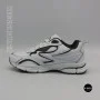Bona 963a-2 White-Dark Grey 6357: белые кроссовки из кожи