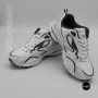 Bona 963a-2 White-Dark Grey 6357: белые кроссовки из кожи