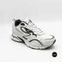 Bona 963a-2 White-Dark Grey 6357: белые кроссовки из кожи