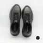N-SHOES Fabio 216244 FM-1-5913-1 6365 BLACK з натуральної шкіри: чорні кросівки на кожен день