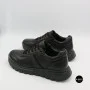 N-SHOES Fabio 216244 FM-1-5913-1 6365 BLACK з натуральної шкіри: чорні кросівки на кожен день