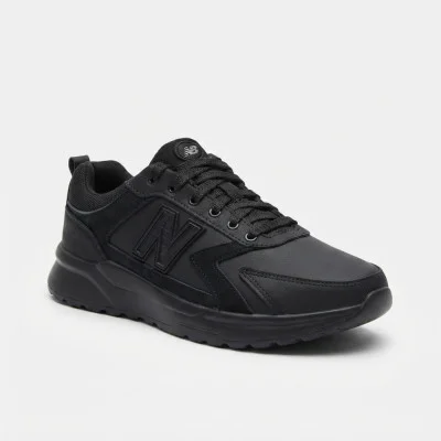 Чоловічі шкіряні кросівки N-SHOES Minardi 54-2 black 6377 зручні з натуральной шкіри демі чорні