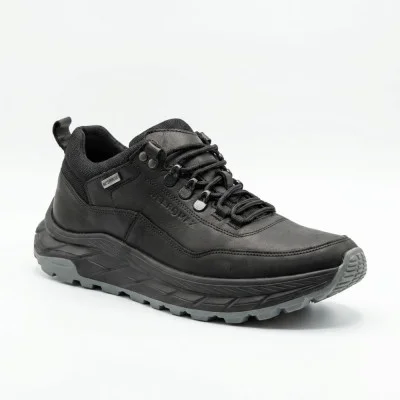 Men's leather sneakers NS 2517 black 6409 black demi-season with thermal protection moisture-proof Waterproof Men's leather sneakers NS 2517 black 6409 black demi-season with thermal protection moisture-proof Waterproof