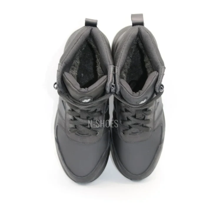 Черевики-кросівки N-SHOES Minardi 39 6465 black: тепло та вуличний стиль