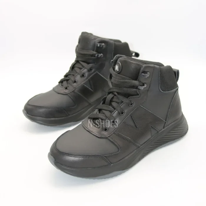 Черевики-кросівки N-SHOES Minardi 39 6465 black: тепло та вуличний стиль