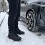 Чоловічі шкіряні зимові черевики NS 2658 black 6481 на хутрі
