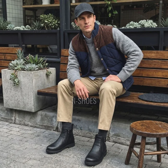 Чоловічі черевики N-SHOES Karat 18-790 6482 Антиожеледь для впевненого кроку