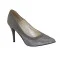 Women's gray pumps S but Poland 211 2915