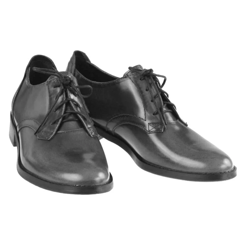 Жіночі чорні туфлі оксфорди NESSI (Польща) модель 2931