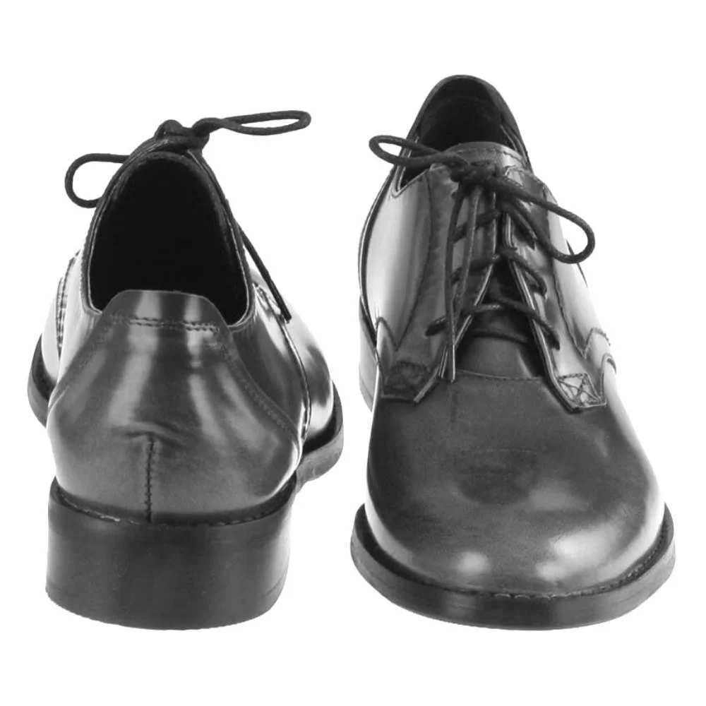 Жіночі чорні туфлі оксфорди NESSI (Польща) модель 2931