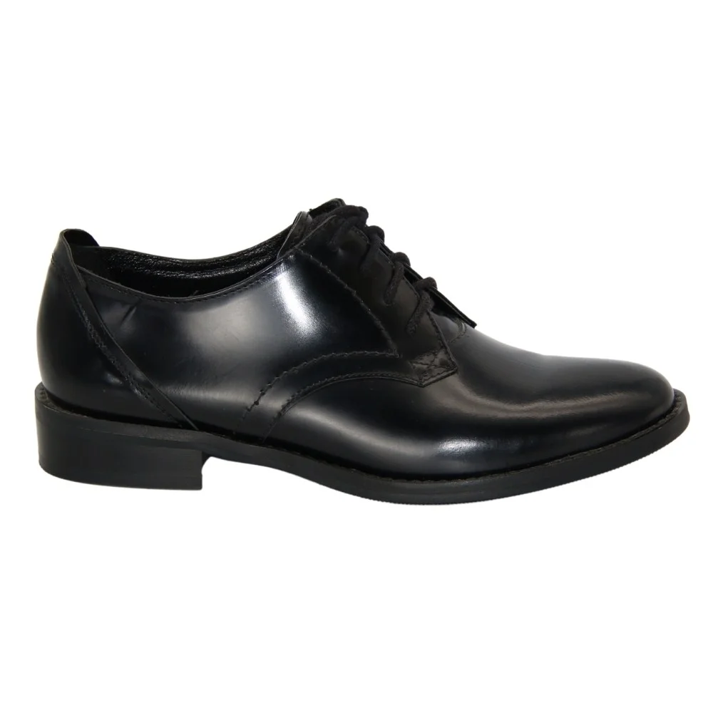 Жіночі чорні туфлі оксфорди NESSI (Польща) модель 2931