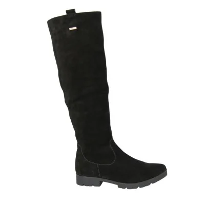 Women's black demi-season boots Korzeniowski 618145 3355