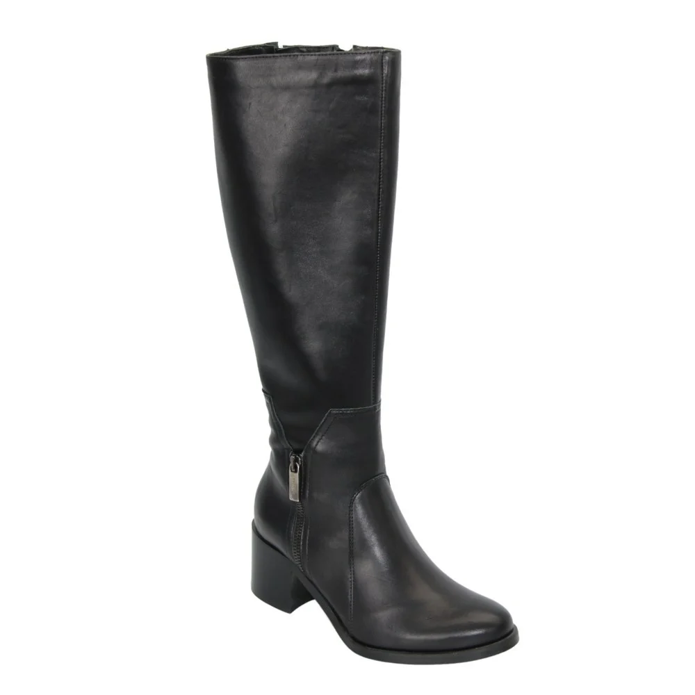 Купити жіночі чорні зимові чоботи Badura 9228-69 з натуральної шкіри