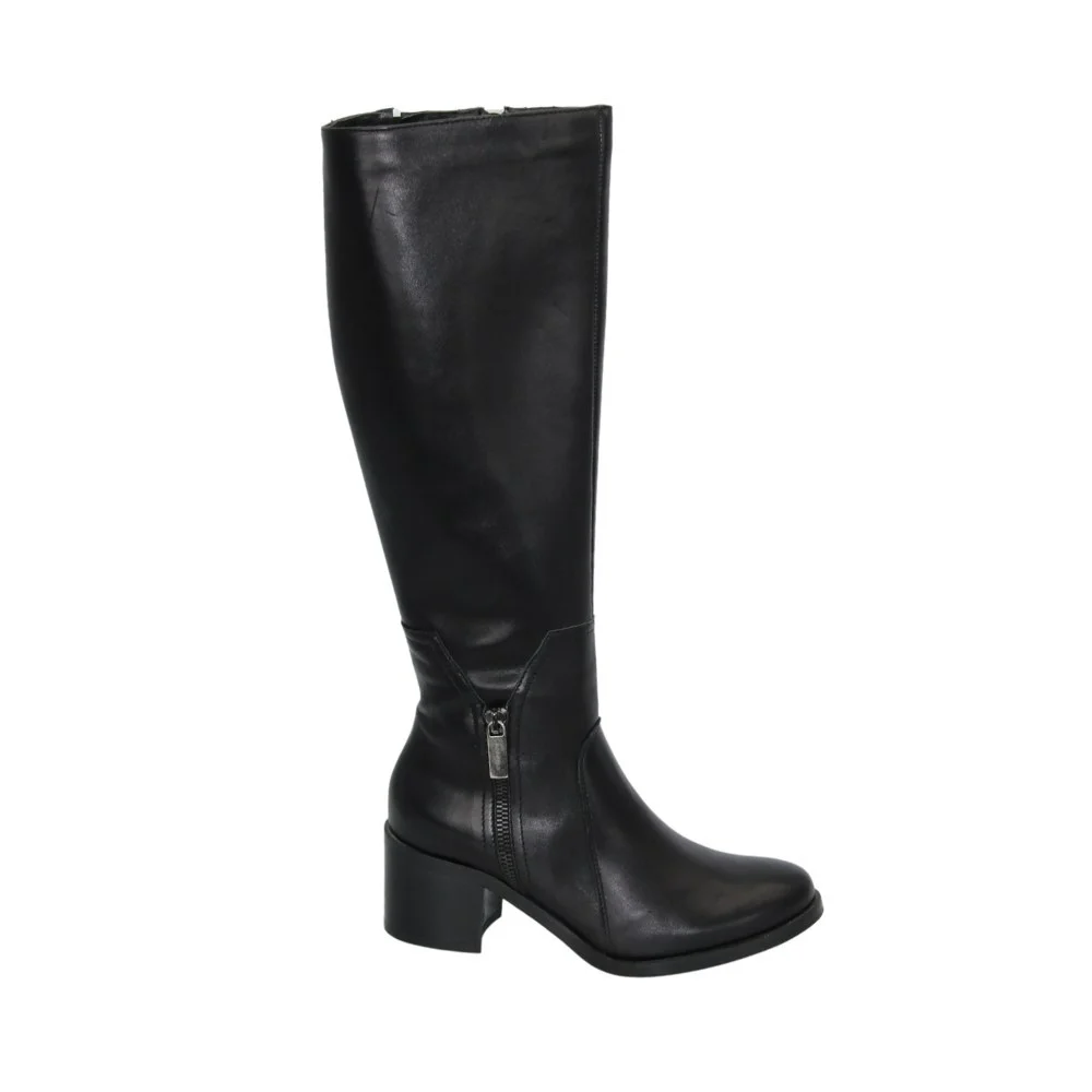 Купити жіночі чорні зимові чоботи Badura 9228-69 з натуральної шкіри